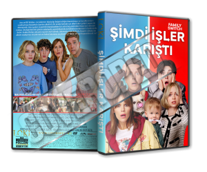 Şimdi İşler Karıştı - Family Switch - 2023 Türkçe Dvd Cover Tasarımı